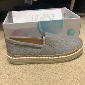 Gray slip-on size 8.5 sneakers